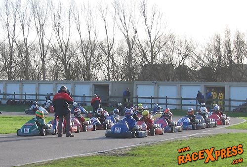 Uitslagen Wintercup karting Uitgeest voor Prokarts en Cadet